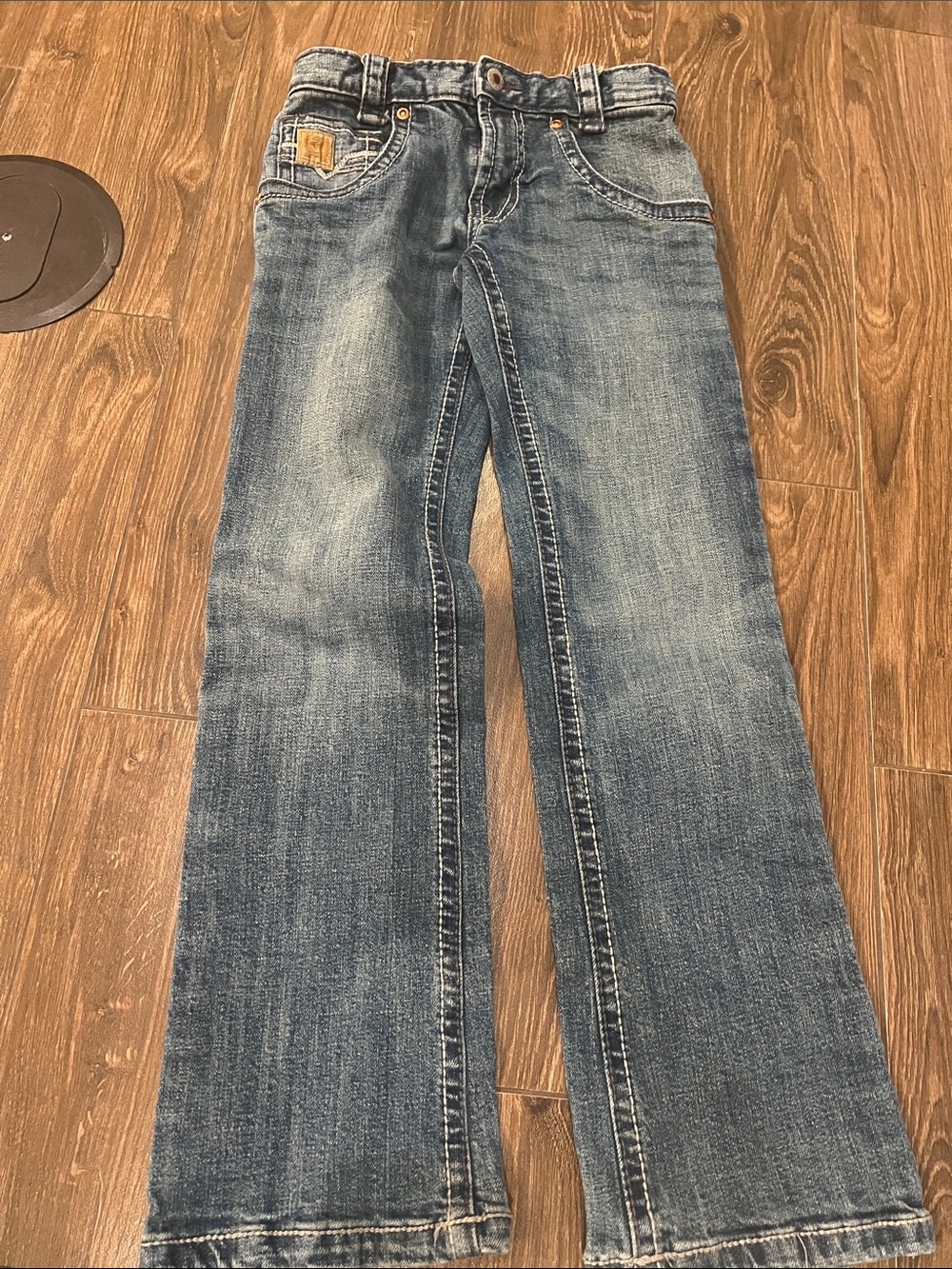 Cinch Women's Blue Wide Leg Jeans